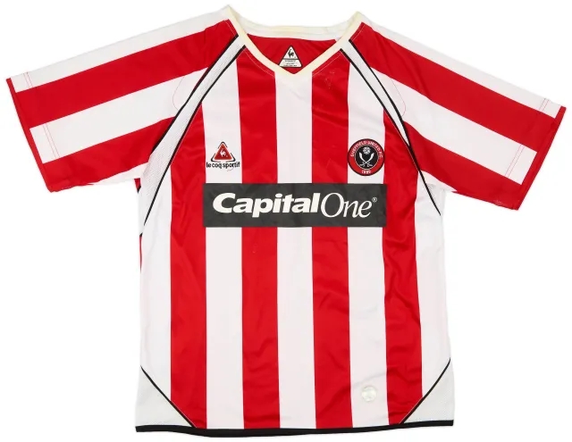 LeCoqSportif 2006-07 Sheffield United Home Shirt - 5/10 - (M)