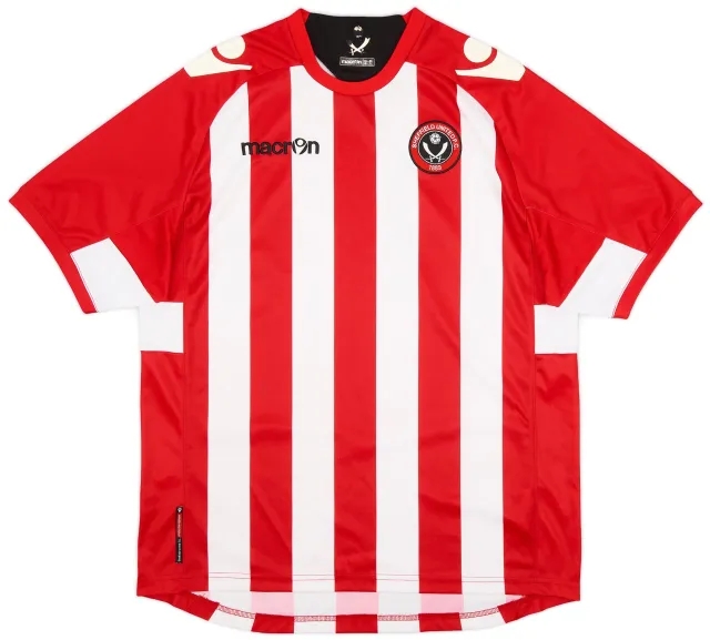 Macron 2011-12 Sheffield United Home Shirt - 9/10 - (S)