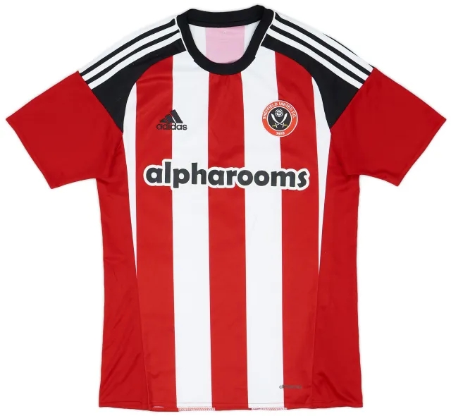 adidas 2016-17 Sheffield United Home Shirt - 7/10 - (S)