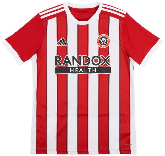 adidas 2021-22 Sheffield United Home Shirt - 8/10 - (M)