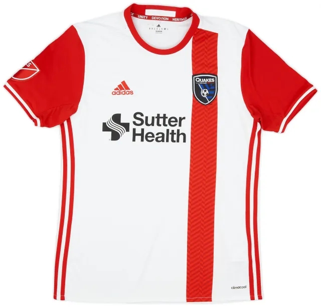 adidas 2016-17 San Jose Earthquakes Away Shirt - 7/10 - (M)