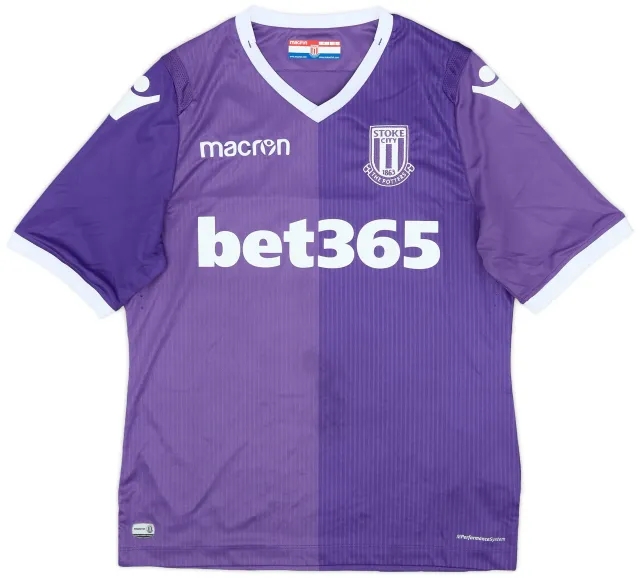 Macron 2018-19 Stoke City Away Shirt - 9/10 - (Women's S)