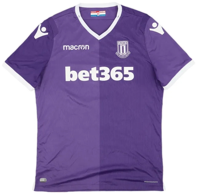 Macron 2018-19 Stoke City Away Shirt - 9/10 - (L)