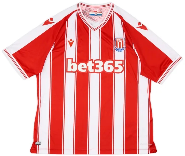 Macron 2020-21 Stoke City Home Shirt - 8/10 - (XXL)