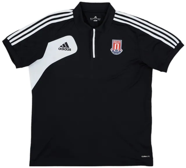 2012-13 Stoke City adidas Polo Shirt - 10/10 - (L)