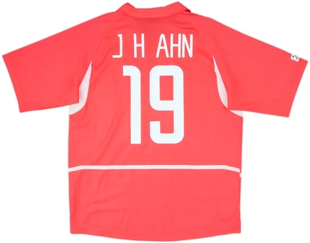 Nike 2002-03 South Korea Home Shirt J.H.Ahn #19 - 9/10 - (XL)