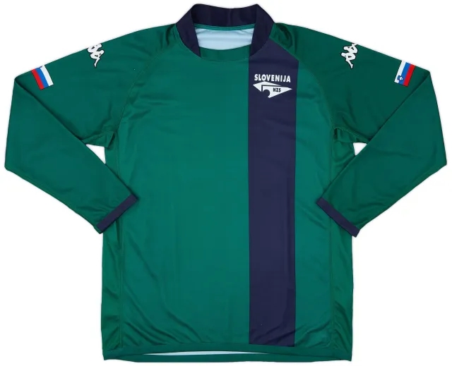 Kappa 2004-06 Slovenia Away L/S Shirt - 8/10 - (XL)