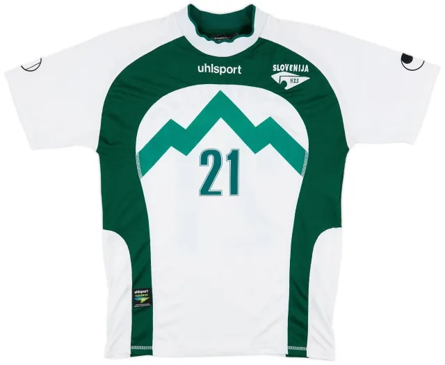 2002-03 Slovenia Home Shirt Cimirotic #21 - 8/10 - (XL)