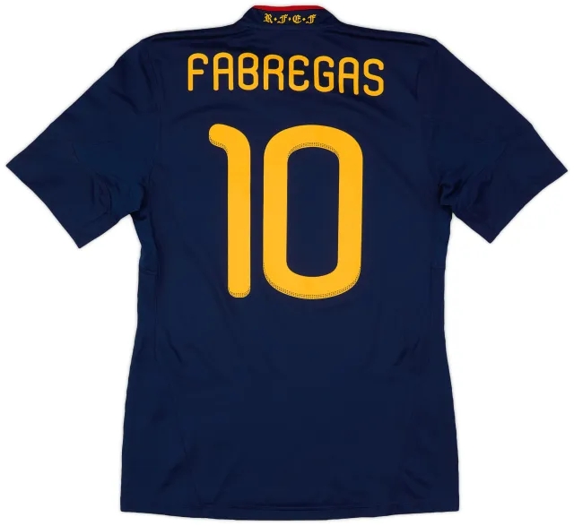 adidas 2010-11 Spain Away Shirt Fabregas #10 (S)