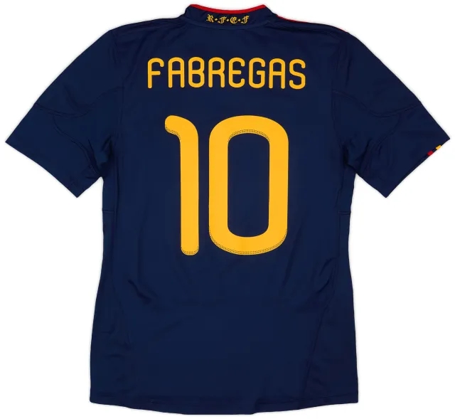 adidas 2010-11 Spain Away Shirt Fabregas #10 (S)