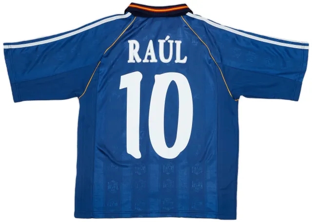 adidas 1999-00 Spain Away Shirt Raul #10 - 7/10 - (S)