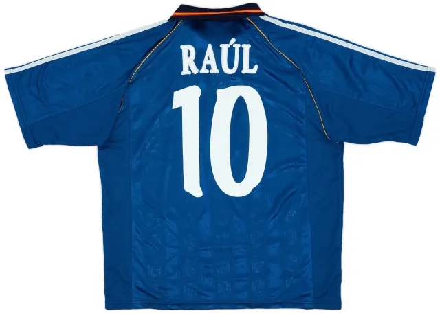 adidas 1999-00 Spain Away Shirt Raul #10 - 6/10 - (XL)