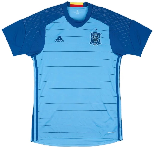 adidas 2016-17 Spain GK Home S/S Shirt - 9/10 - (M)