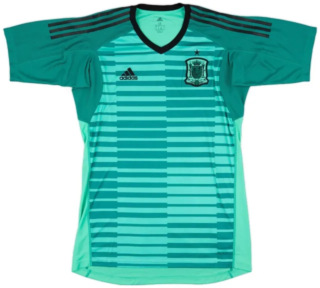 adidas 2018-19 Spain S/S GK Shirt - 9/10 - (M)