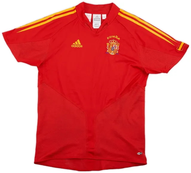 adidas 2004-06 Spain Home Shirt - 8/10 - (XL.Boys)