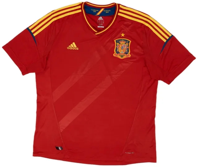 adidas 2011-12 Spain Home Shirt - 7/10 - (XL)