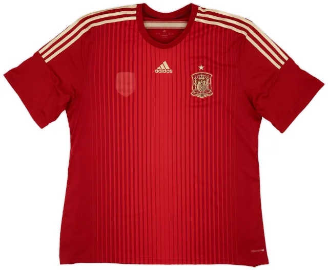 adidas 2013-15 Spain Home Shirt - 5/10 - (XXL)