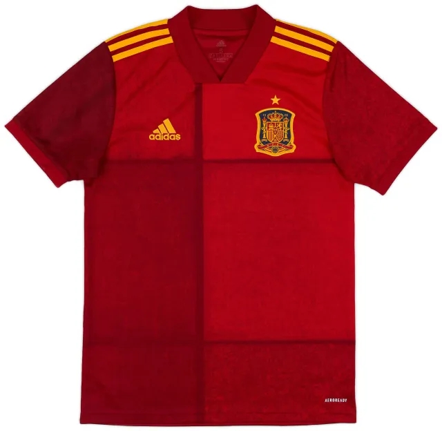adidas 2020-21 Spain Home Shirt - 9/10 - (S)