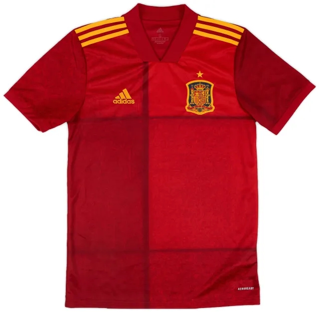 adidas 2020-21 Spain Home Shirt - 9/10 - (S)