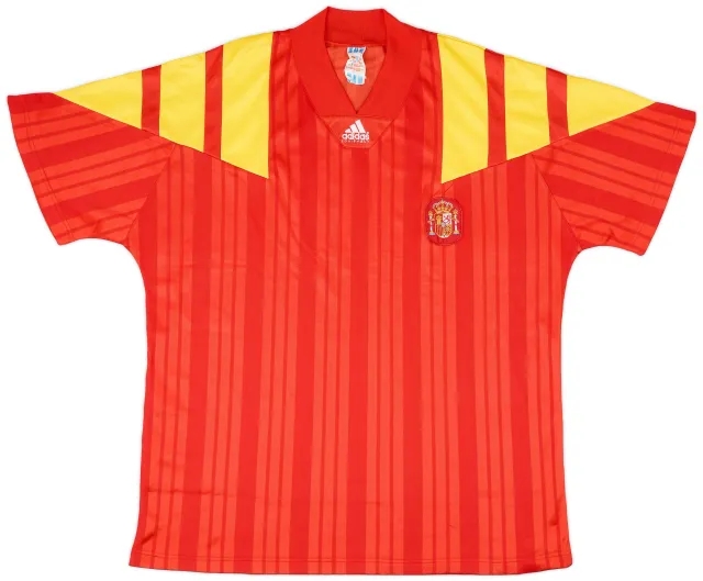 adidas 1992-94 Spain Home Shirt - 9/10 - (XL)