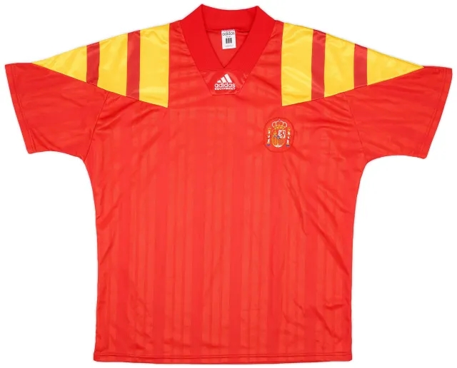 adidas 1992-94 Spain Home Shirt - 10/10 - (L/XL)