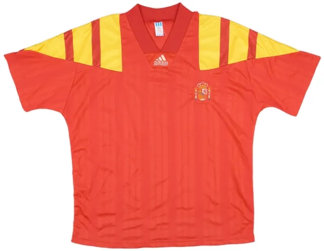 adidas 1992-94 Spain Home Shirt - 9/10 - (XL)