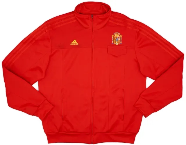 2007-08 Spain adidas Track Jacket - 8/10 - (XL)