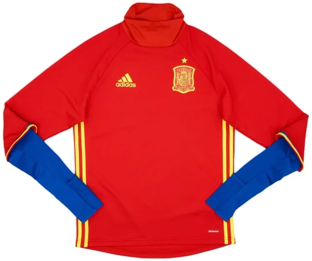 2015-16 Spain adidas Training Top - 9/10 - (S)