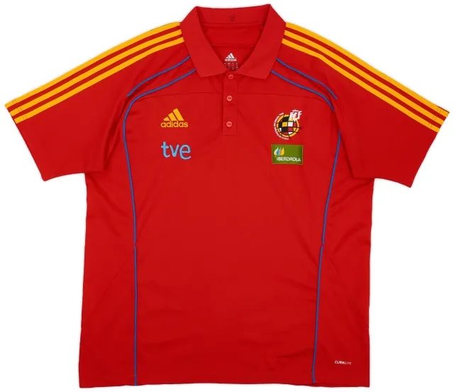 2009-10 Spain adidas Polo Shirt - 10/10 - (XXL)