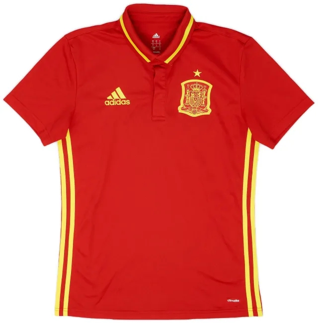 2016-17 Spain adidas Polo Shirt - 9/10 - (S)