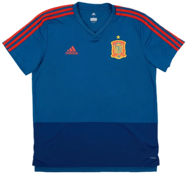 2018-19 Spain adidas Training Shirt - 10/10 - (L)