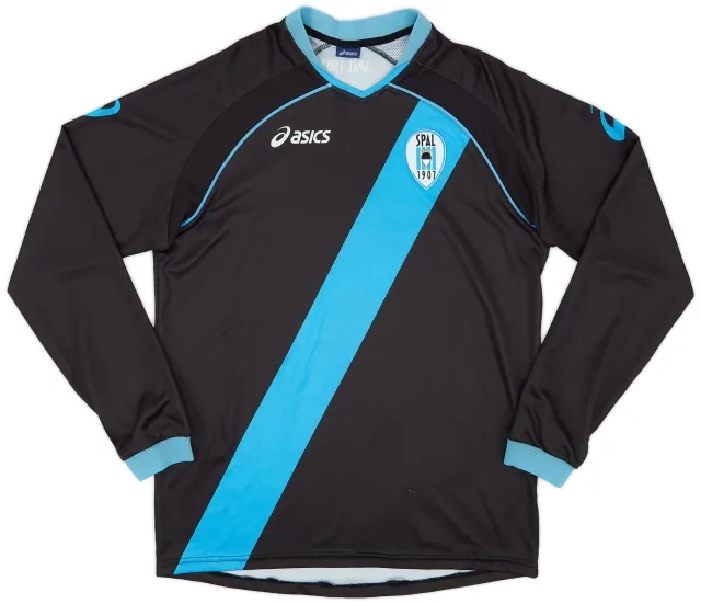 Asics 2010-11 SPAL Away L/S Shirt - 7/10 - (L)