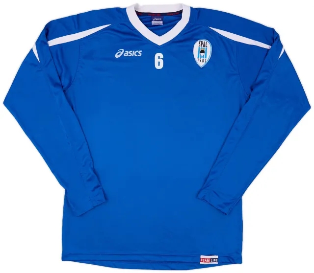 2008-10 SPAL Player Issue Asics Training L/S Shirt #6 - 8/10 - (L)