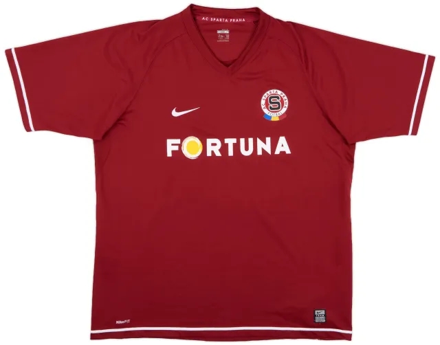 Nike 2008-09 Sparta Prague Home Shirt - 9/10 - (XL)