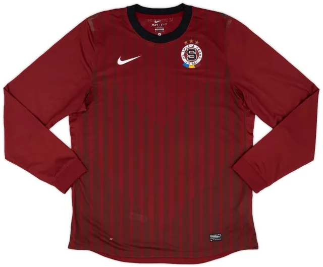 Nike 2011-12 Sparta Prague Player Issue Home L/S Shirt - 7/10 - (XL)