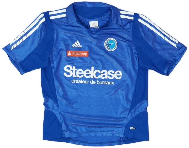 adidas 2005-06 Strasbourg Home Shirt - 8/10 - (M.Boys)