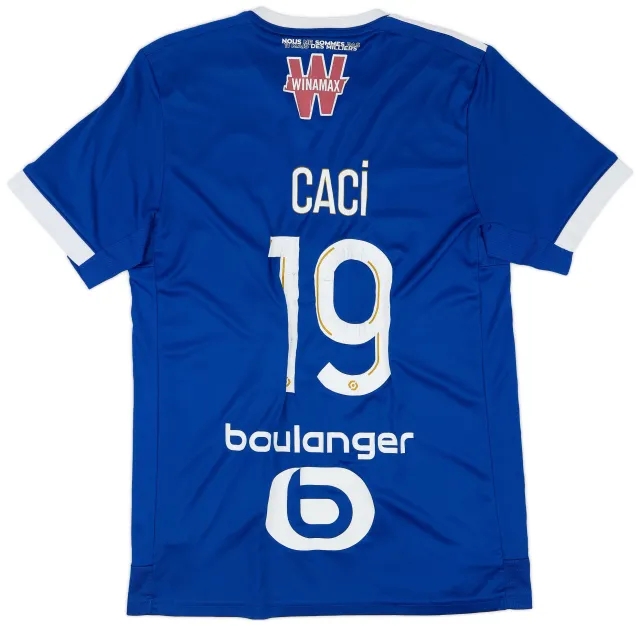 adidas 2021-22 Strasbourg Home Shirt Caci #19 - 5/10 - (M)