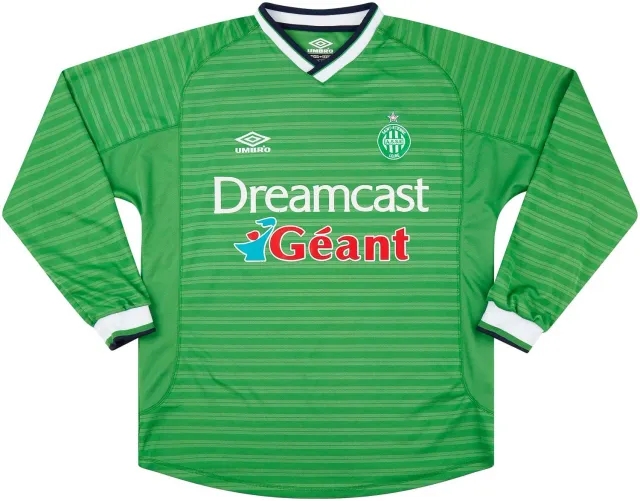 Umbro 2000-01 Saint Etienne Home L/S Shirt - 6/10 - (L)