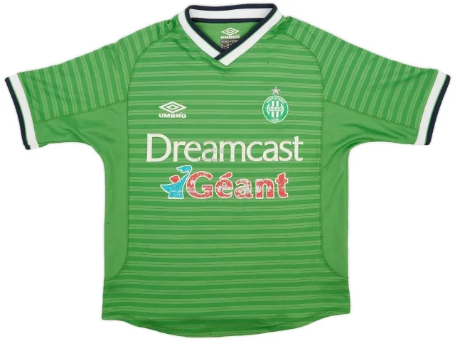 Umbro 2000-01 Saint Etienne Home Shirt - 5/10 - (Y)
