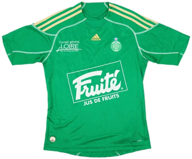 adidas 2009-10 Saint Etienne Home Shirt - 6/10 - (S)