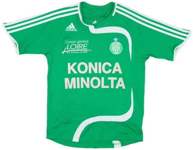 adidas 2007-08 Saint Etienne Home Shirt - 6/10 - (L.Boys)