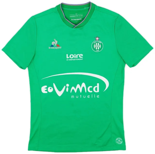 LeCoqSportif 2015-16 Saint Etienne Home Shirt - 5/10 - (S)