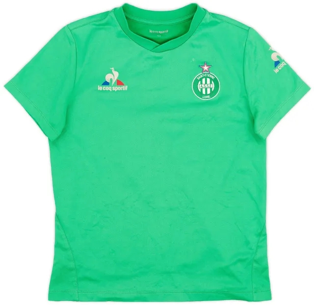 LeCoqSportif 2021-22 Saint-Etienne Home Shirt - 6/10 - (M.Boys)