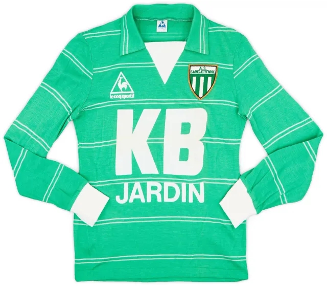 LeCoqSportif 1981-82 Saint Etienne L/S Home Shirt - 9/10 - (S)