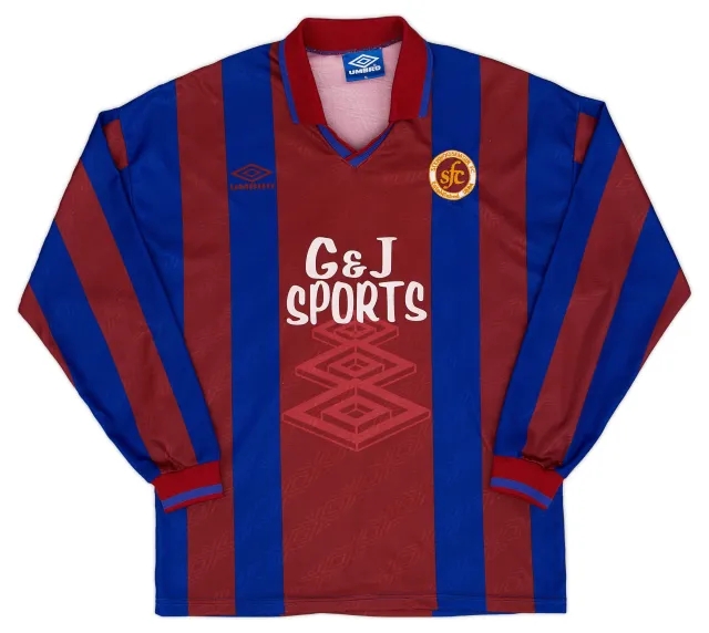 Umbro 1995-96 Stenhousemuir Home L/S Shirt - 8/10 - (M)