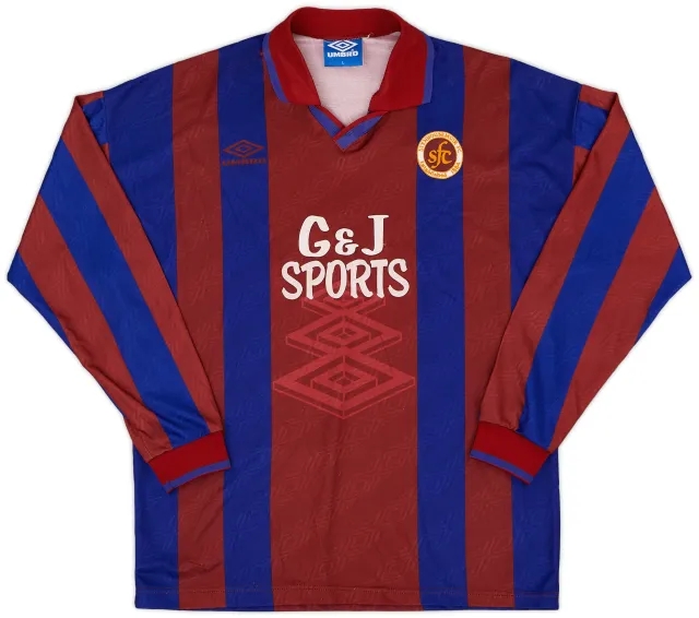 Umbro 1995-96 Stenhousemuir Home L/S Shirt - 8/10 - (L)