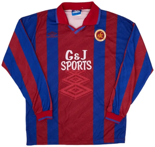 Umbro 1995-96 Stenhousemuir Home L/S Shirt - 9/10 - (L)