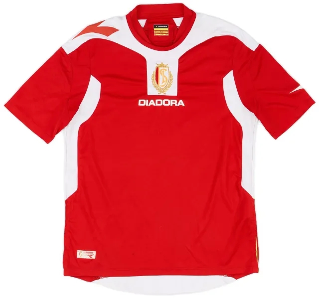 Diadora 2009-10 Standard Liege Home Shirt - 8/10 - (S)