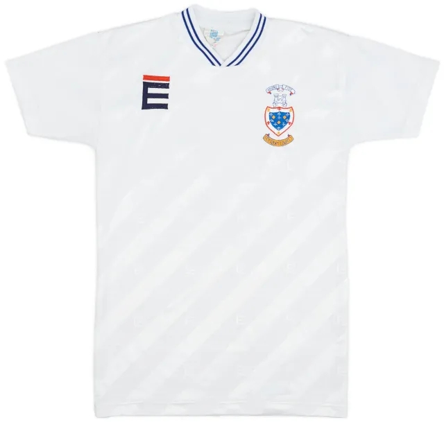 1988-89 Stockport County Home Shirt - 8/10 - (Y)
