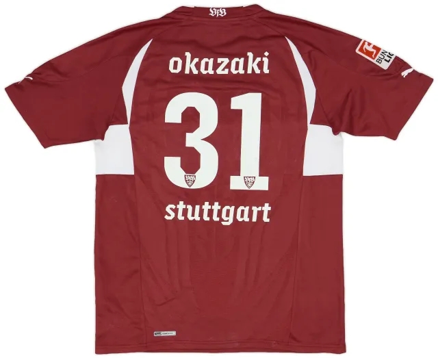 Puma 2010-11 Stuttgart Away Shirt Okazaki #31 - 4/10 - (XL.Boys)